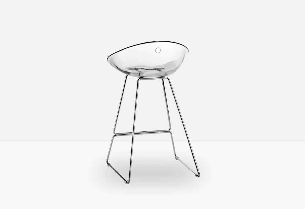 modern shell bar stool
