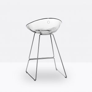 modern shell bar stool