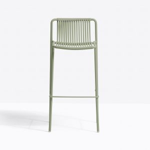 green classic stackable steel stool