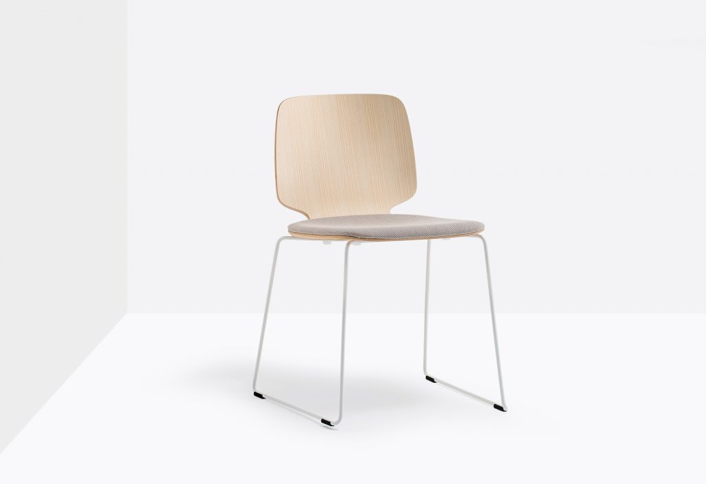 ash plywood chair for office