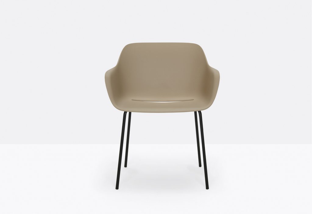 beige stylish office polypropylene armchair