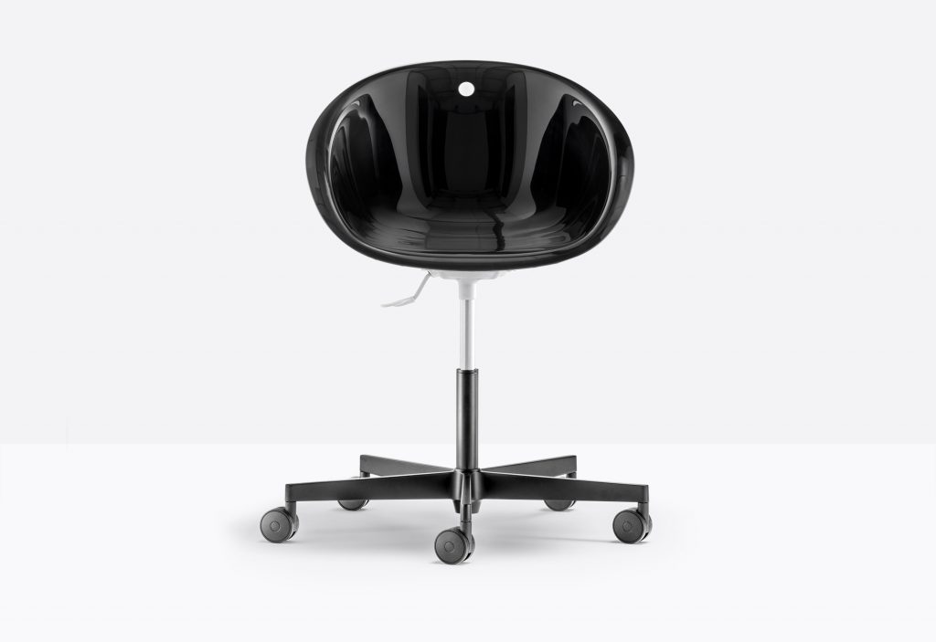polycarbonate swivel office chair