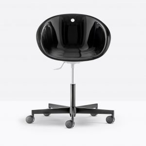 polycarbonate swivel office chair